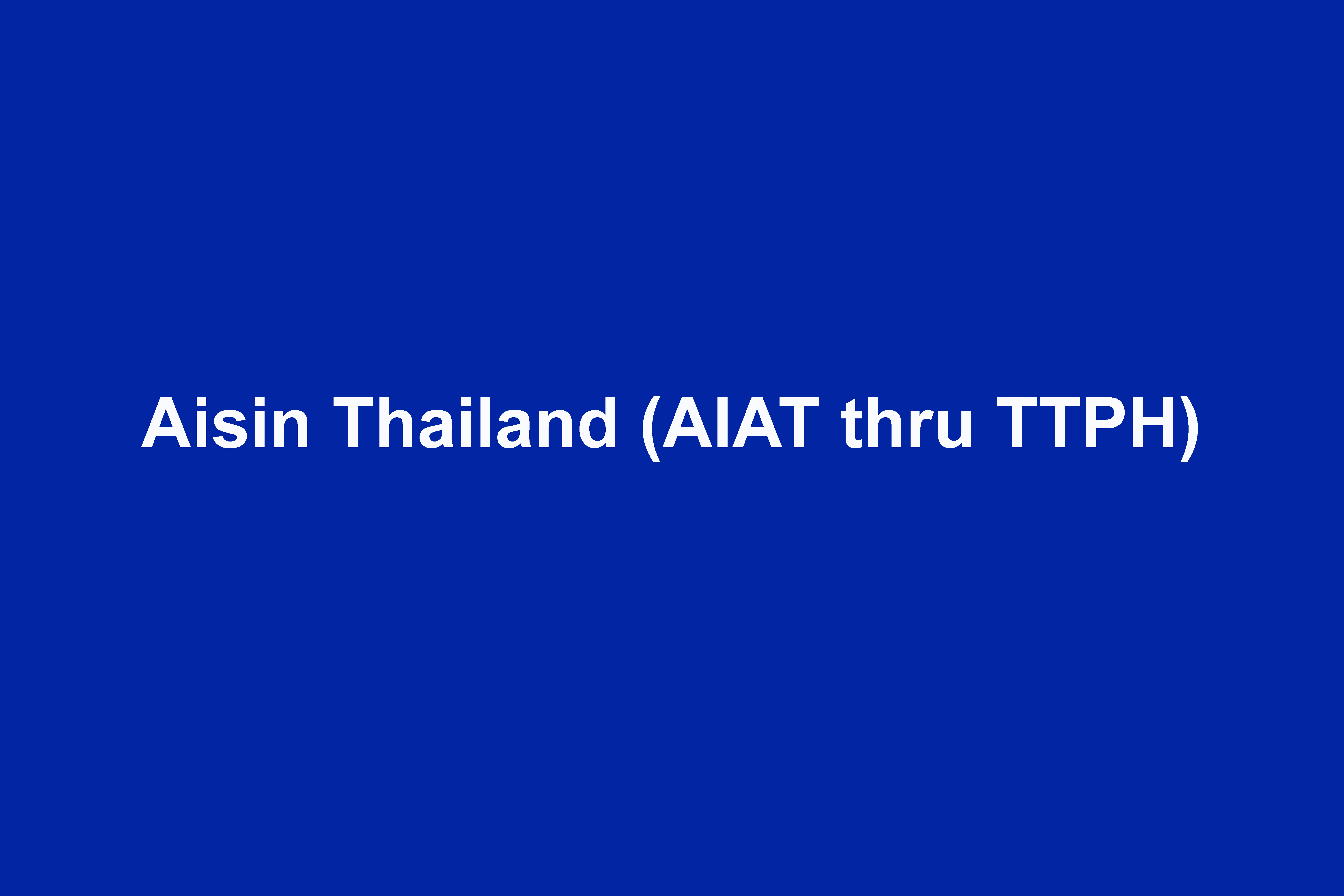 Aisin Thailand